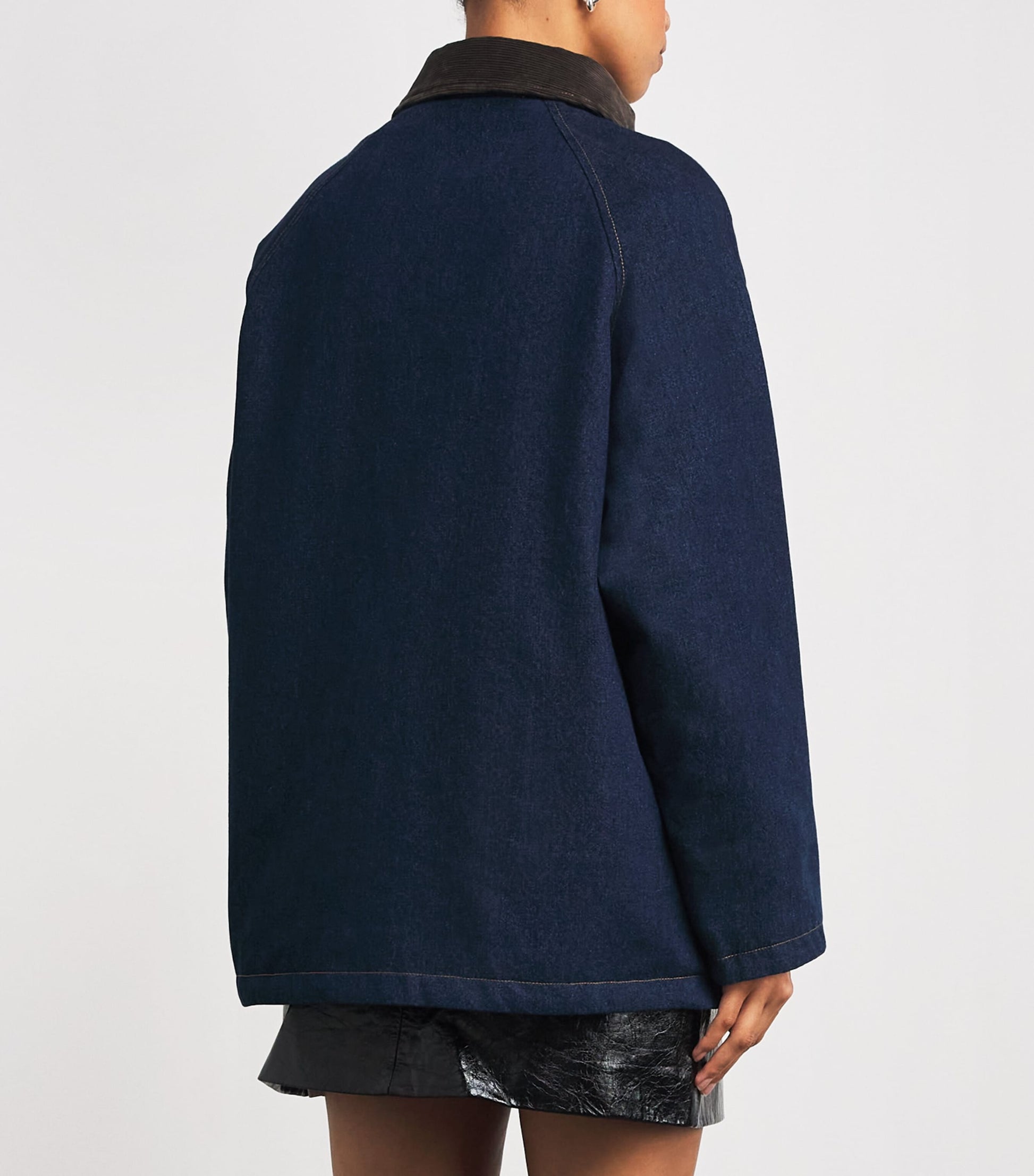 Sandro Paris Blue Denim Chore Jacket