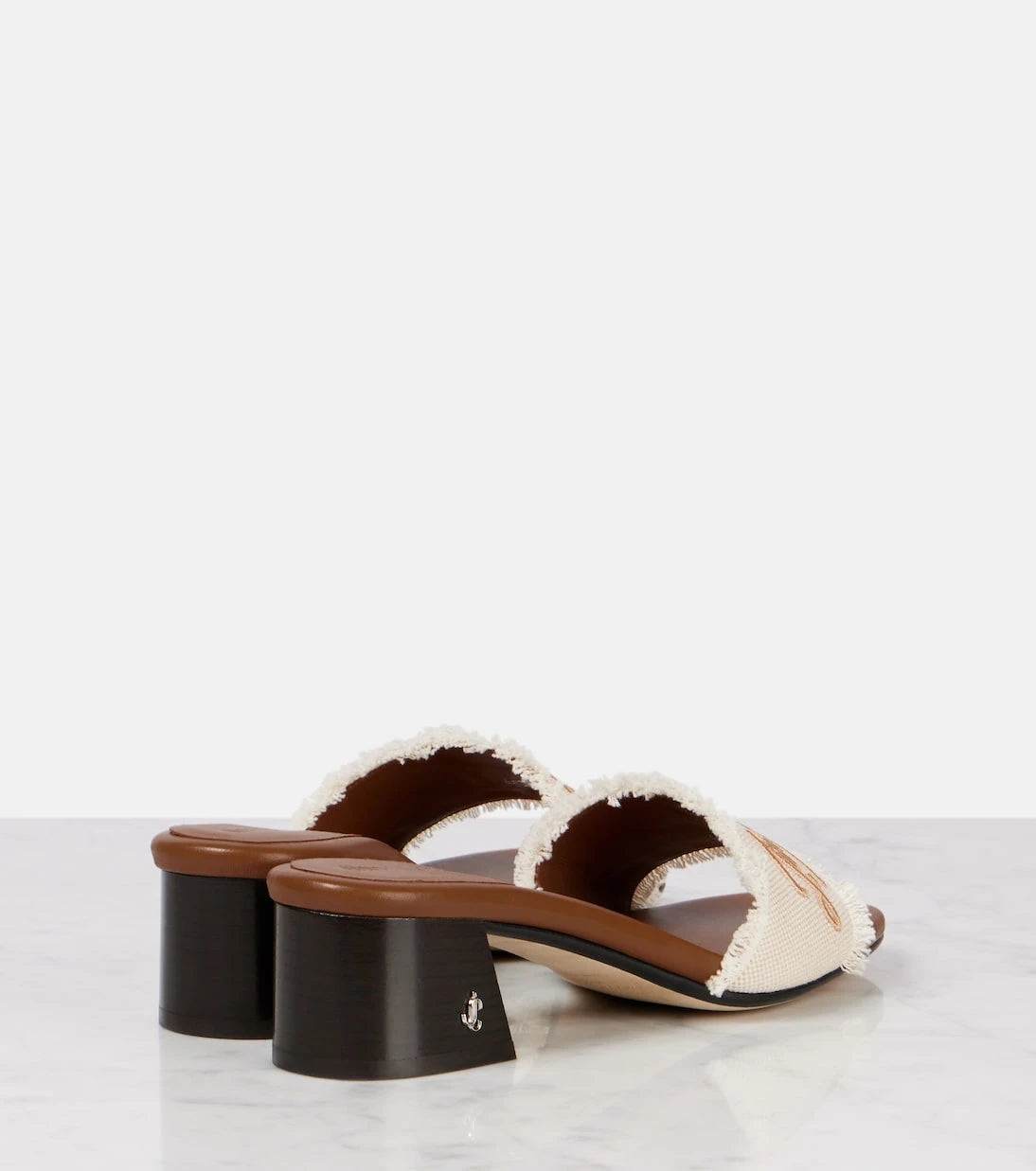 Jimmy Choo - Joa embroidered mules