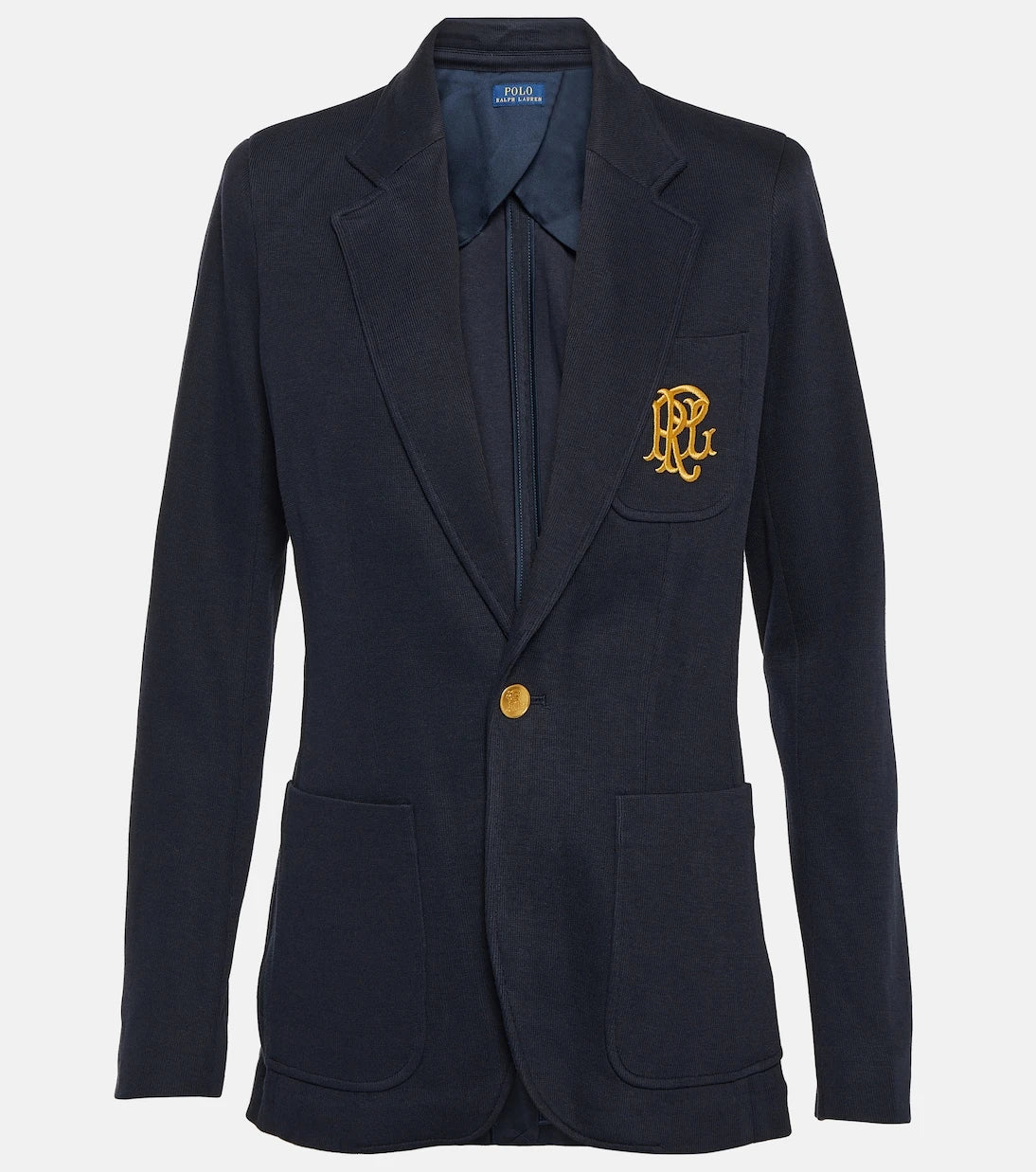 Polo Ralph Lauren - بليزر من مزيج القطن مطرّز