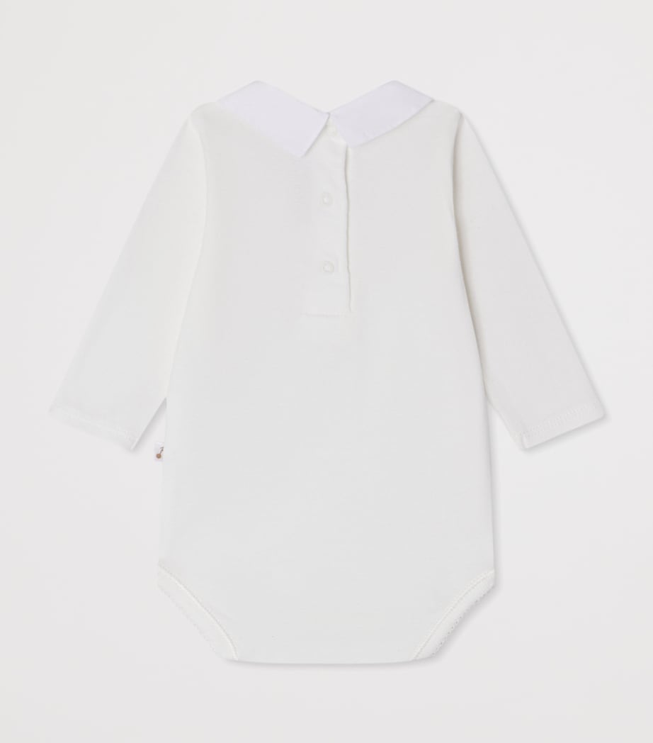 Organic Cotton Embroidered September Bodysuit (1-24 Months)