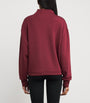 Varley Burgundy Cowl-Neck Betsy Sweatshirt