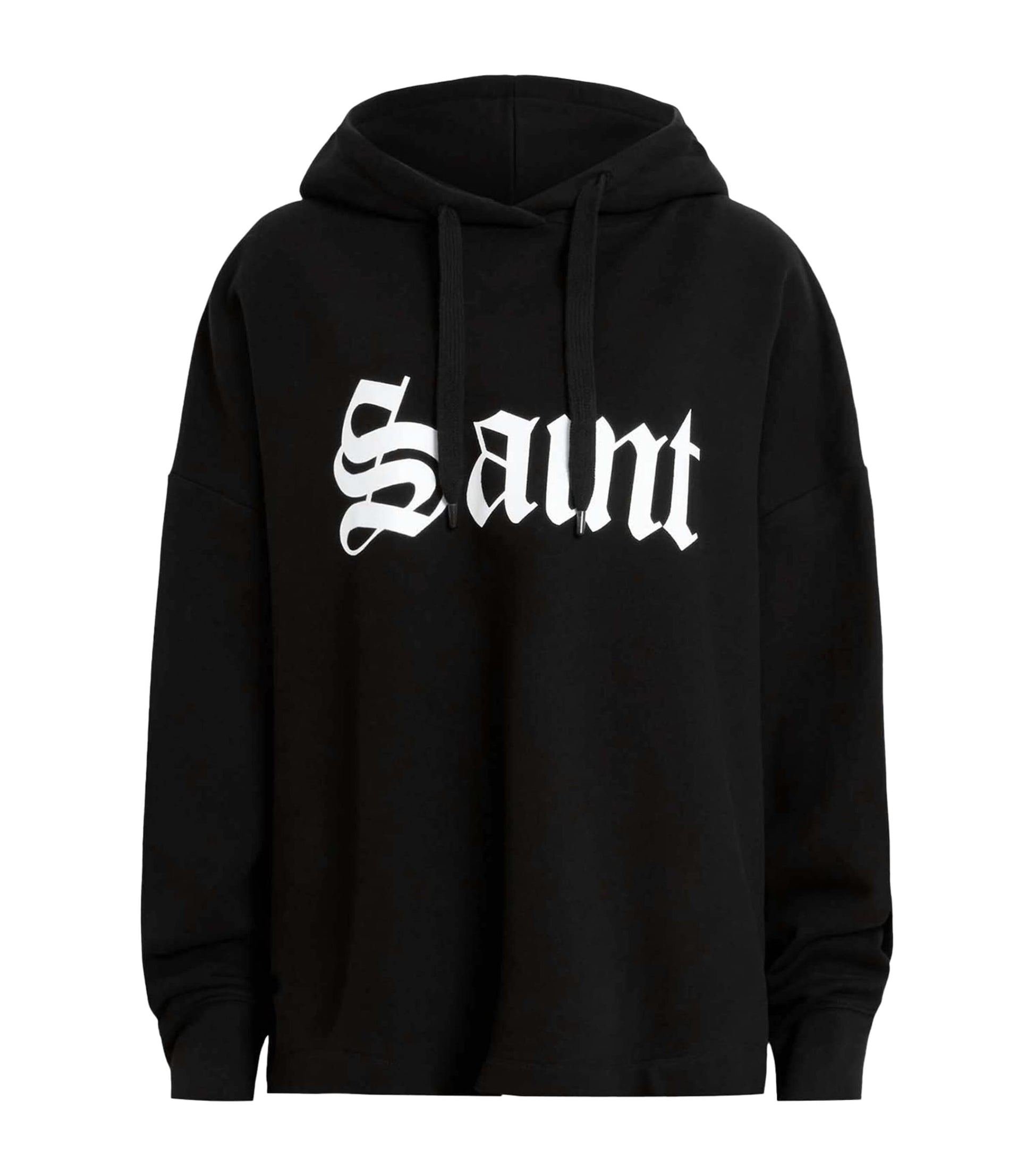 Black Cotton Saint Etie Hoodie