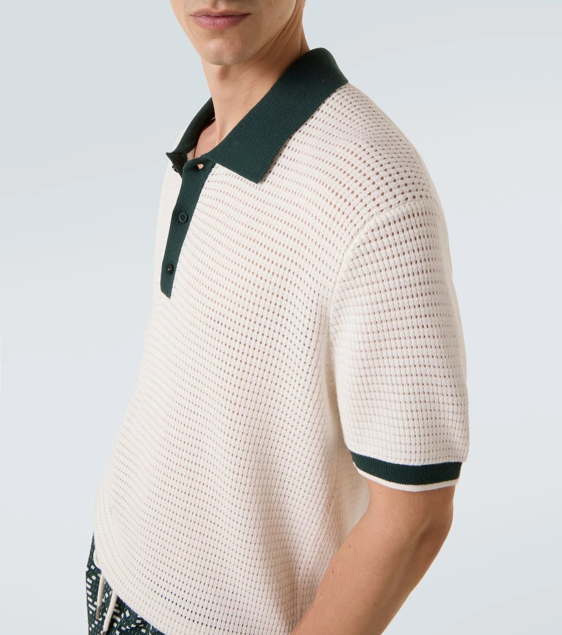 Frescobol Carioca - Vidal pointelle cotton polo shirt