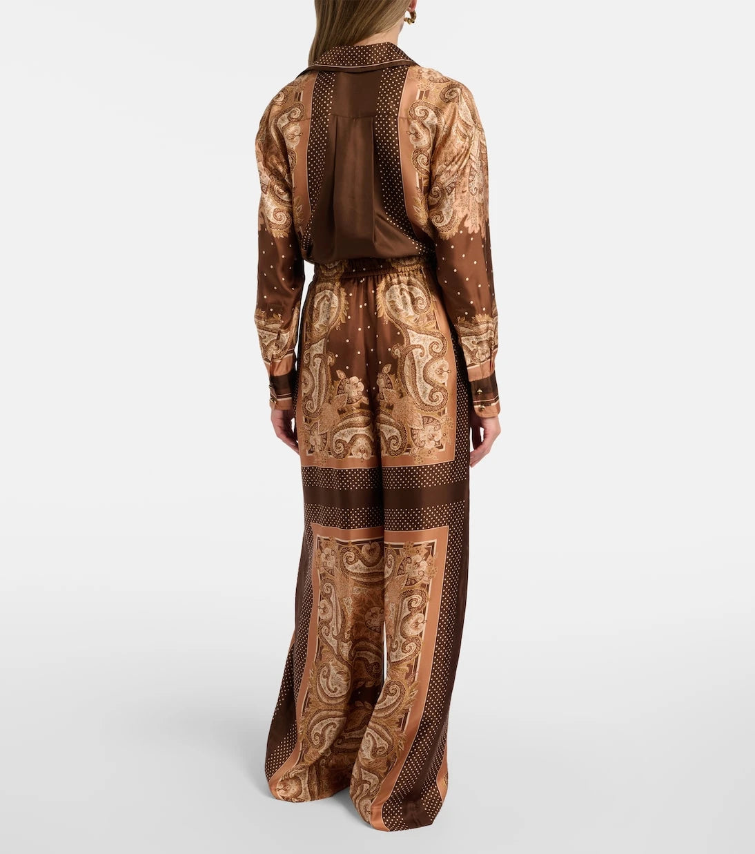 Zimmermann - Luna paisley silk palazzo pants