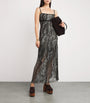Missoni Black Metallic Ribbed Maxi Dress