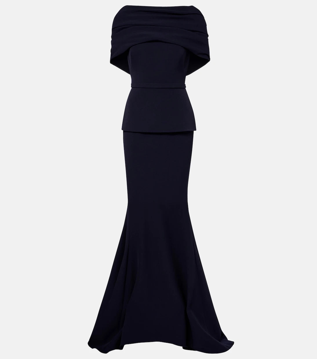Safiyaa - Loura off-shoulder crêpe gown
