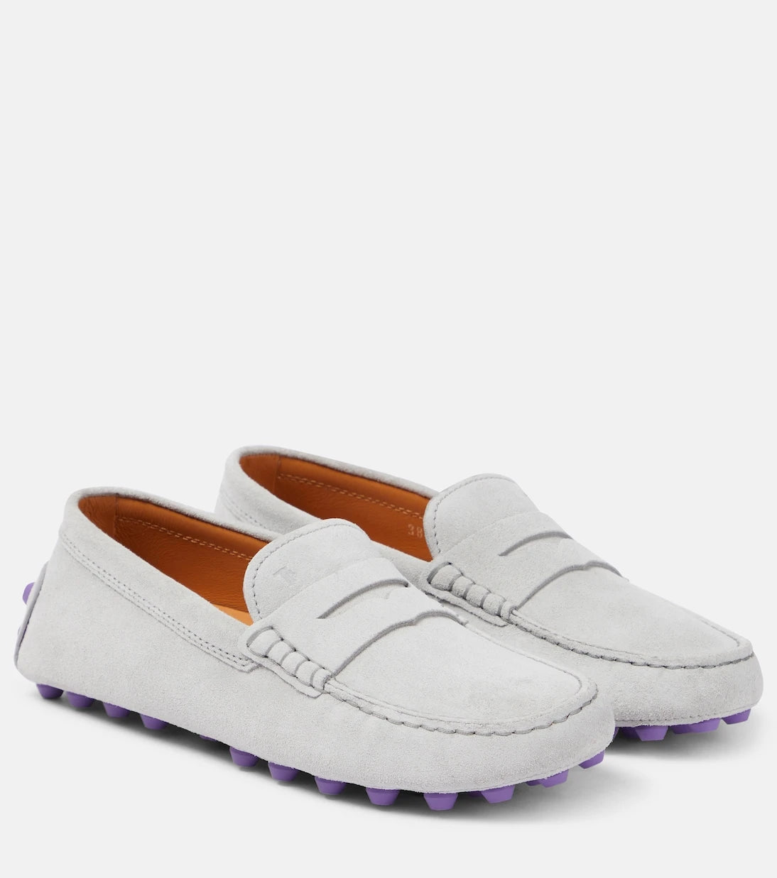 Tod's - Gommino Bubble suede moccasins