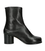 Maison Margiela Black Leather Tabi Boots 60