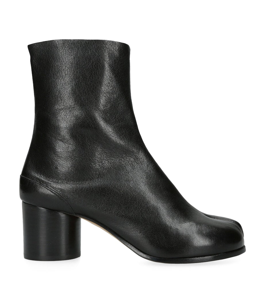 Maison Margiela Black Leather Tabi Boots 60