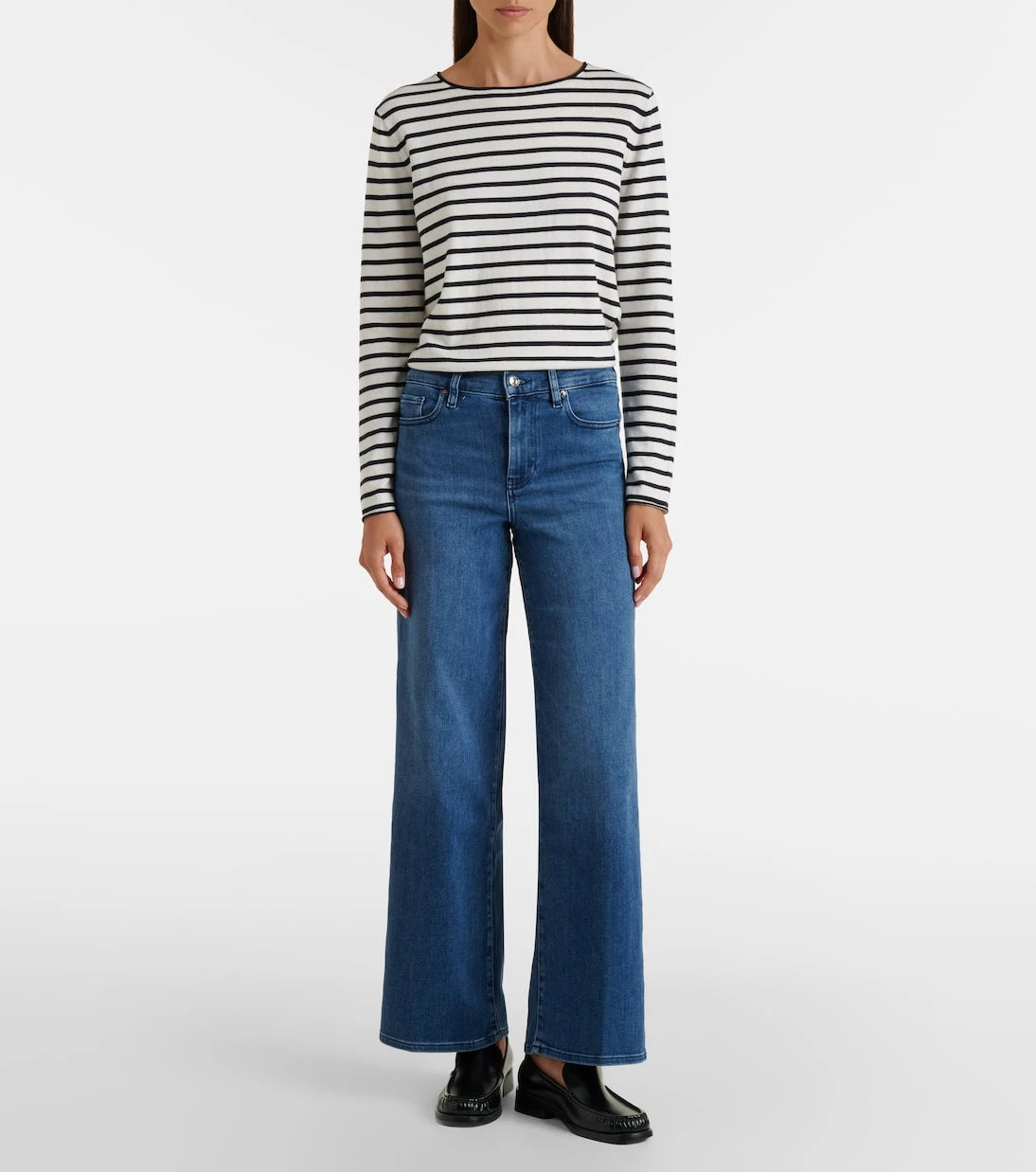 Frame - Le Slim Palazzo wide-leg jeans