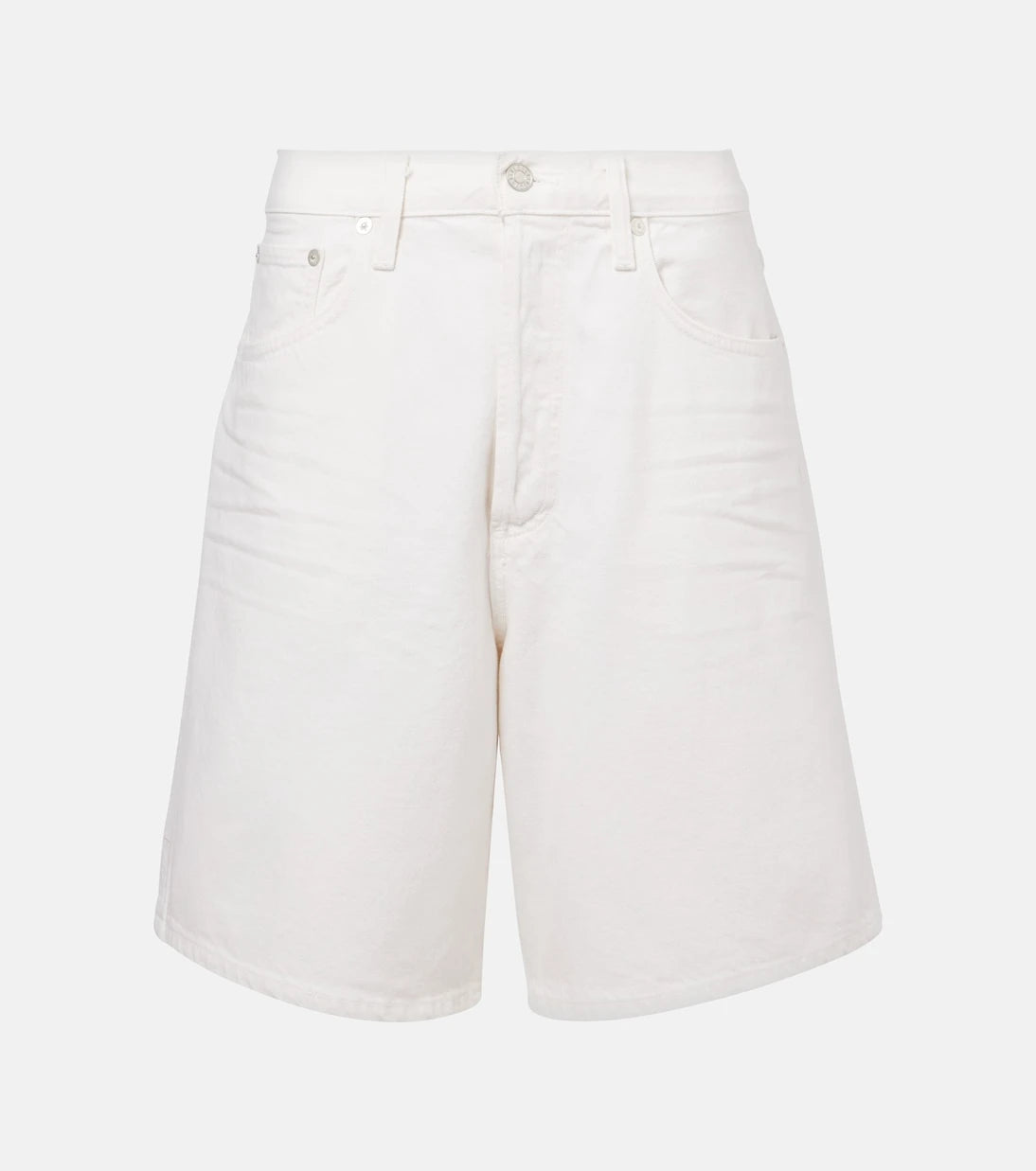 Agolde - Indra mid-rise denim shorts