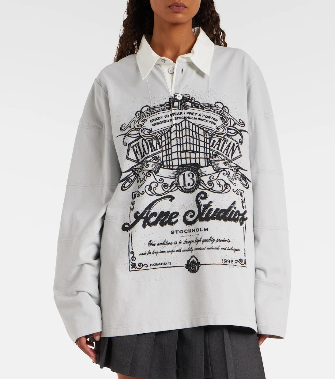 Acne Studios - Logo cotton sweatshirt