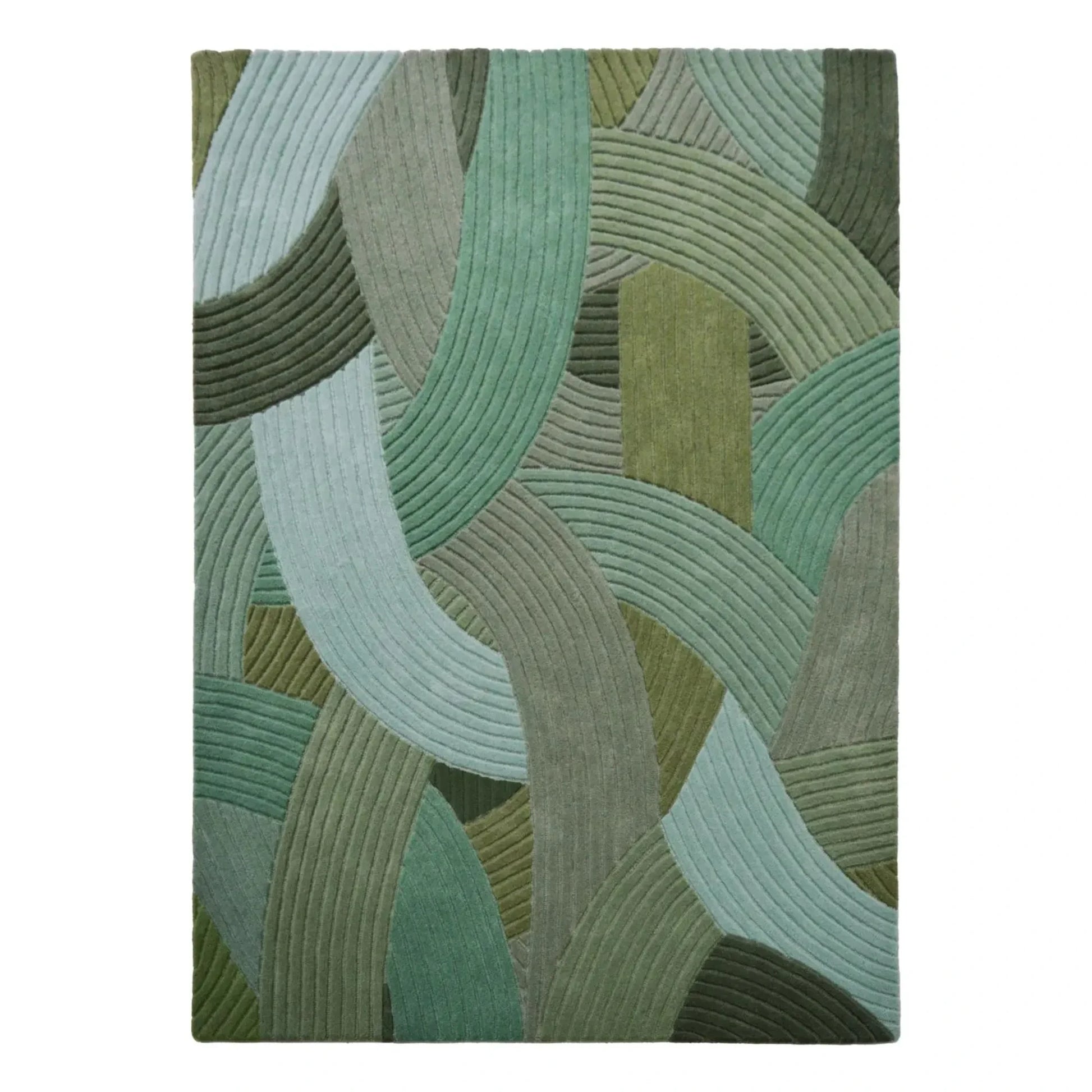 Edito - Canopée wool carpet | Green