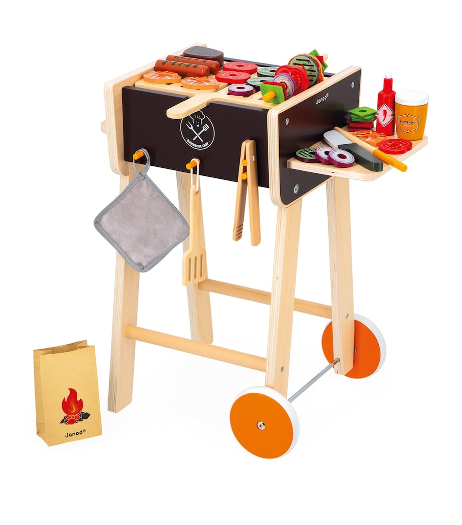 Wooden Barbeque Set