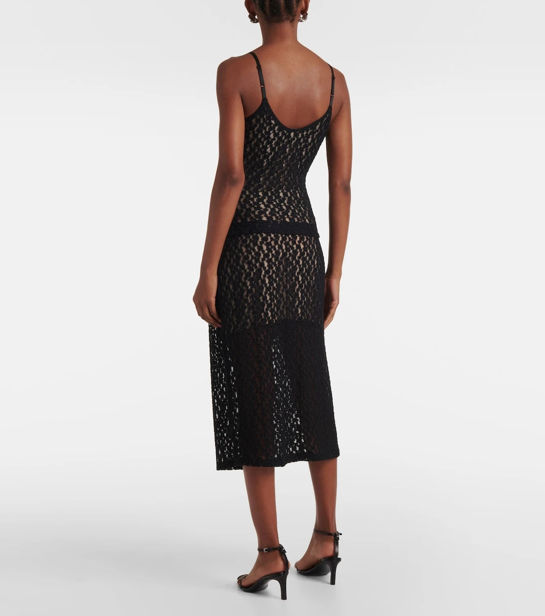 Vince - Floral sheer smocked lace camisole