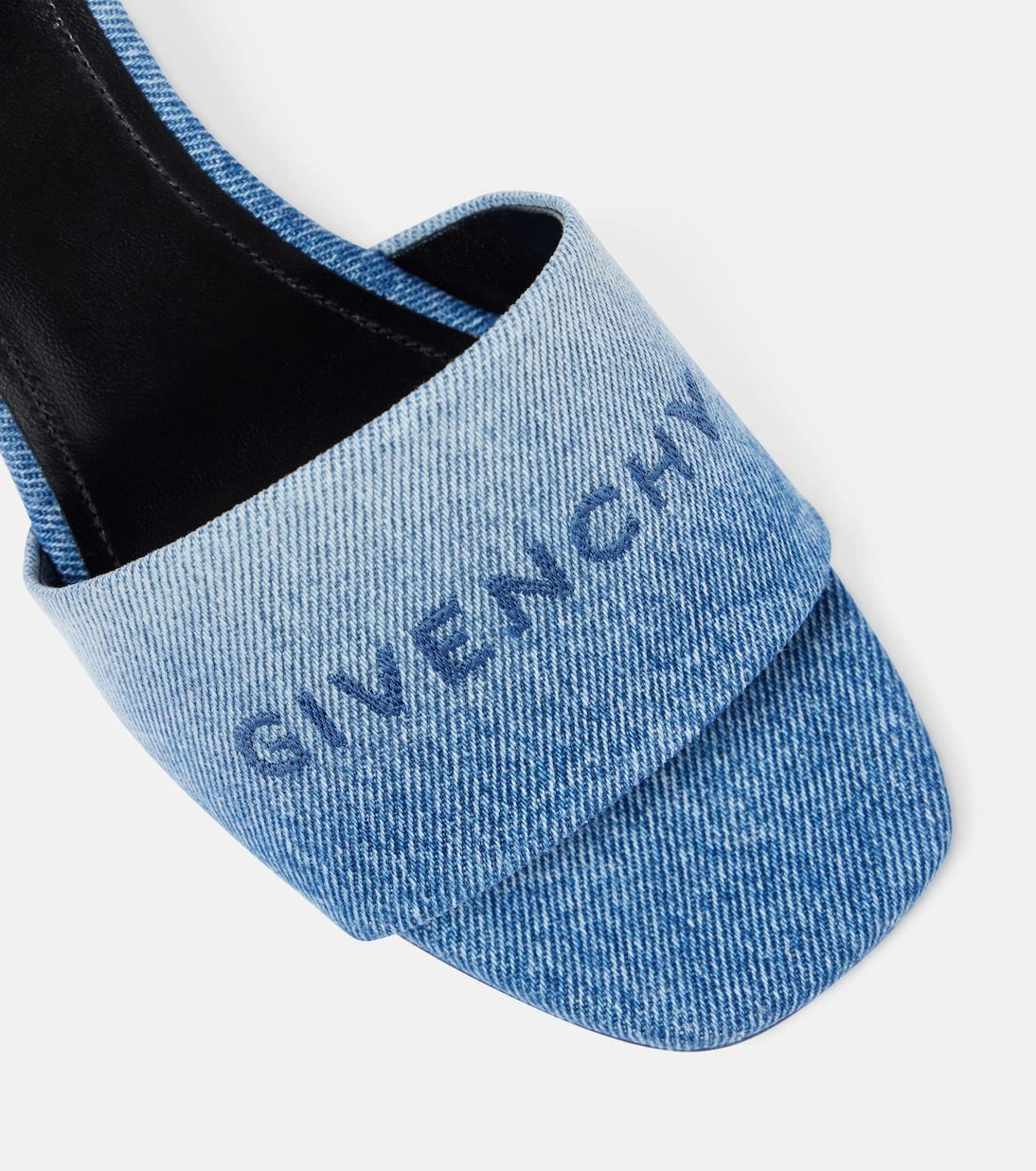 Givenchy - Logolu denim terlik