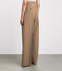 Max Mara Beige Virgin Wool Trousers
