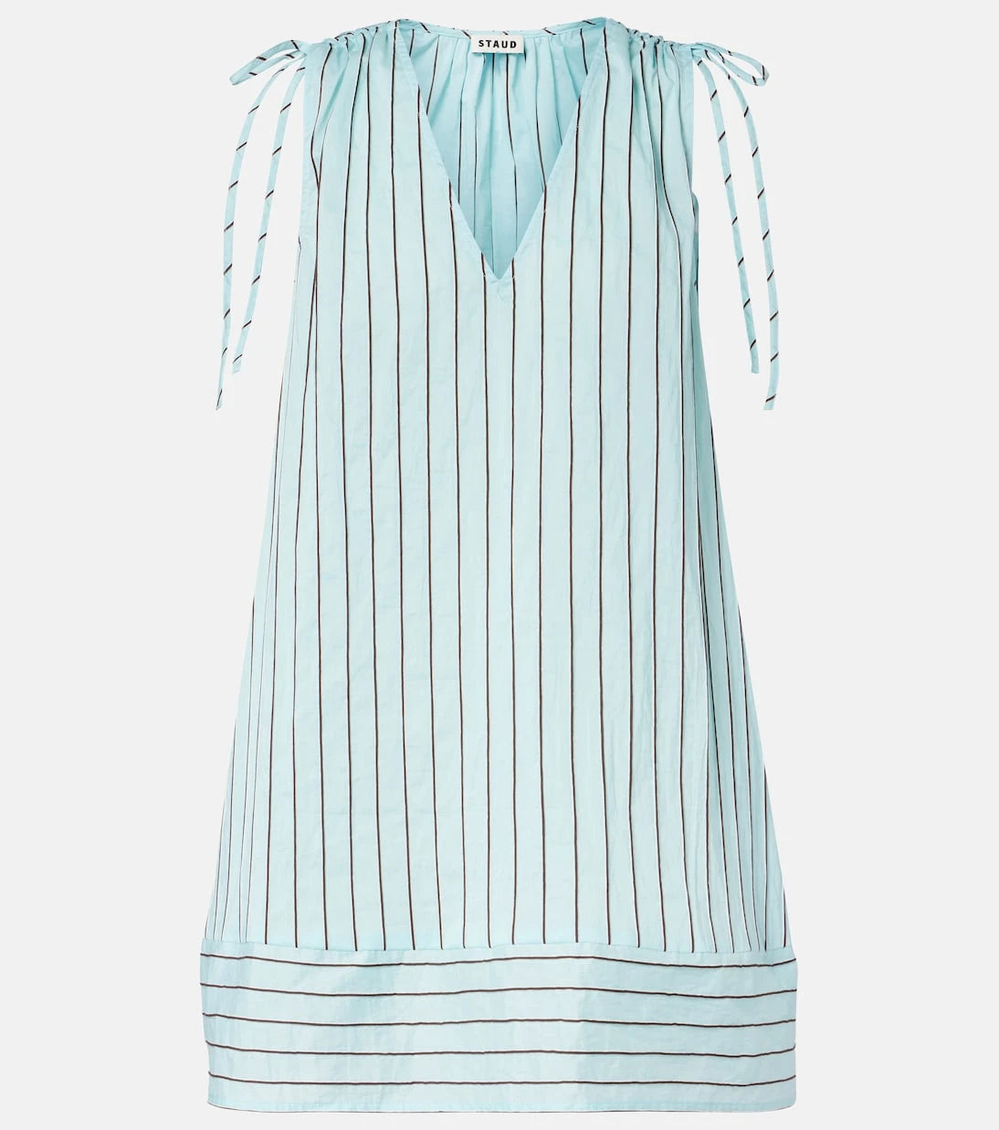 Staud - Elena cotton-blend minidress