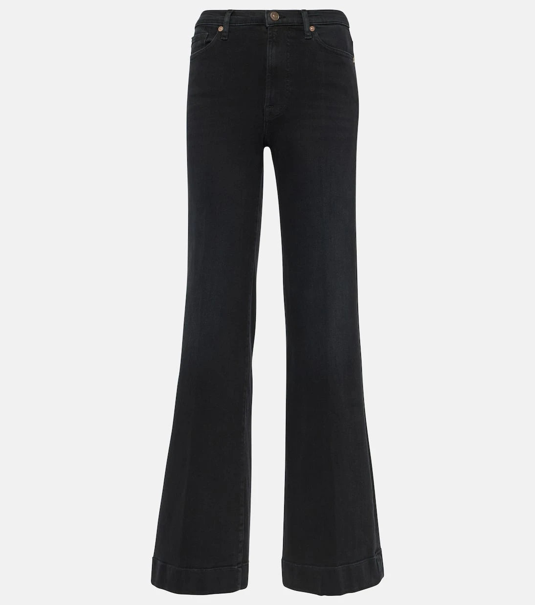 7 For All Mankind - بنطلون جينز "مودرن دوجو" بقصة ساق واسعة