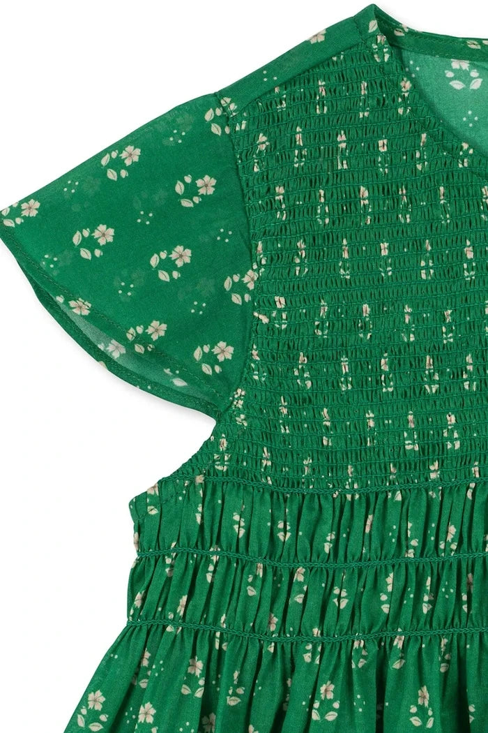 Konges Sløjd CAMI SMOCK DRESS GOTS Pamuklu Çocuk Elbisesi