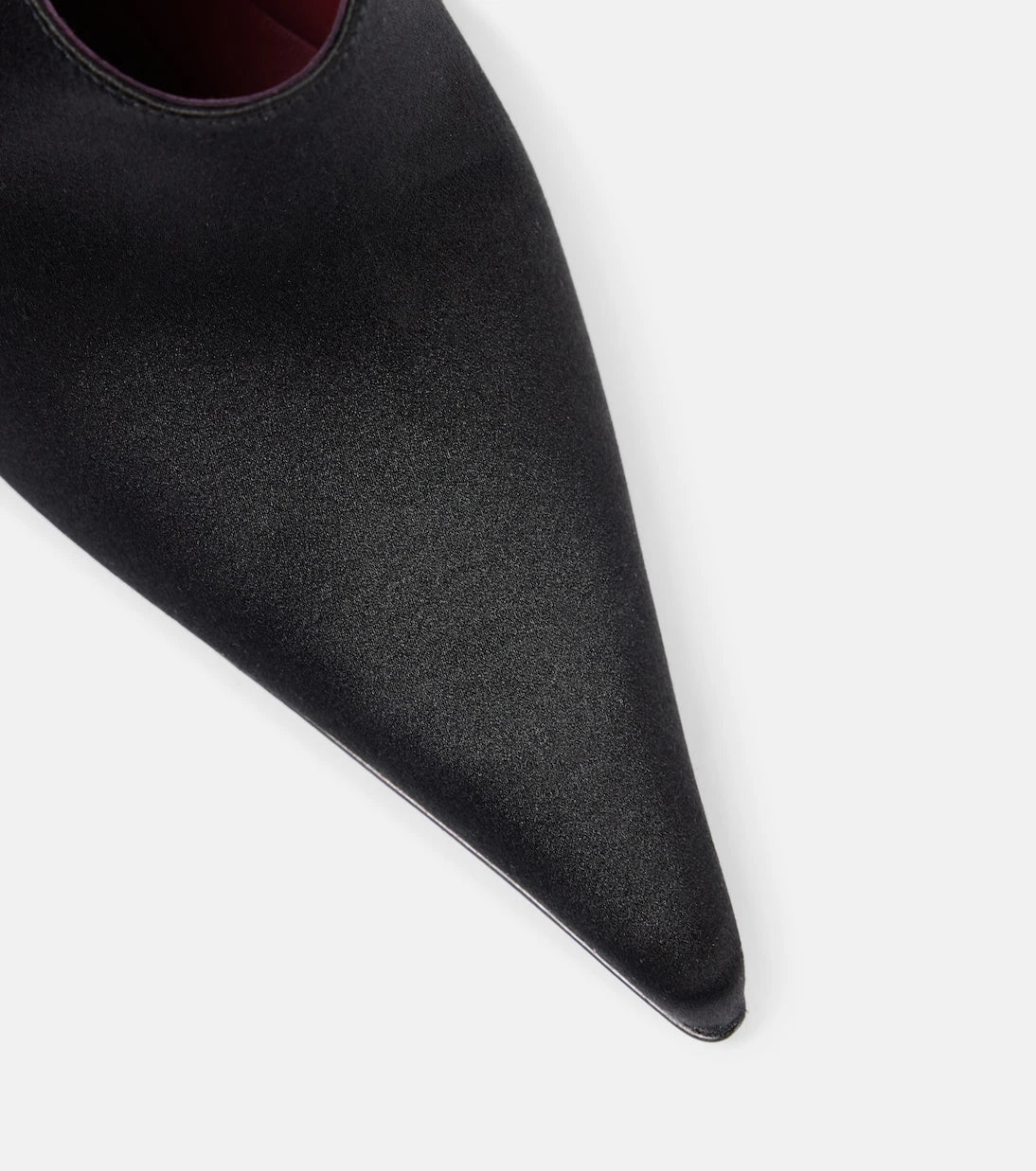 Magda Butrym - Floral-appliqué satin pumps