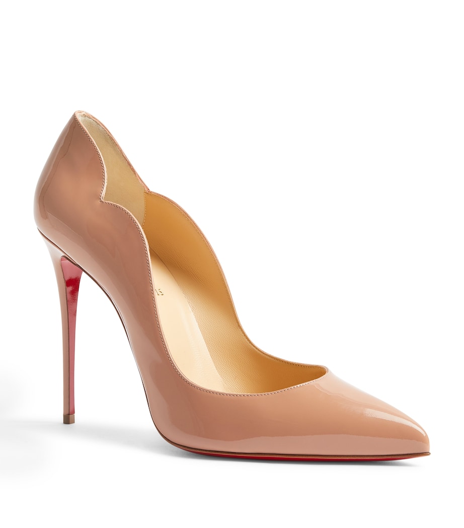 Christian Louboutin Nude Hot Chick Patent Leather Pumps 100