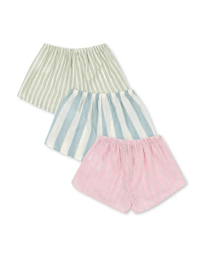 Konges Sløjd çocuklar için pamuklu kısa şort 3’lü ASLI SHORTS GOTS