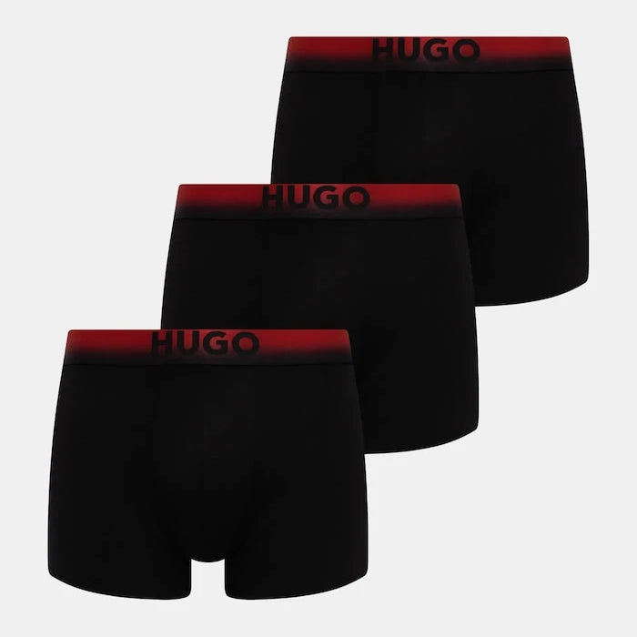 HUGO erkek modal yapışan boxer TRUNK TRIPLET SPRAY 3'lü