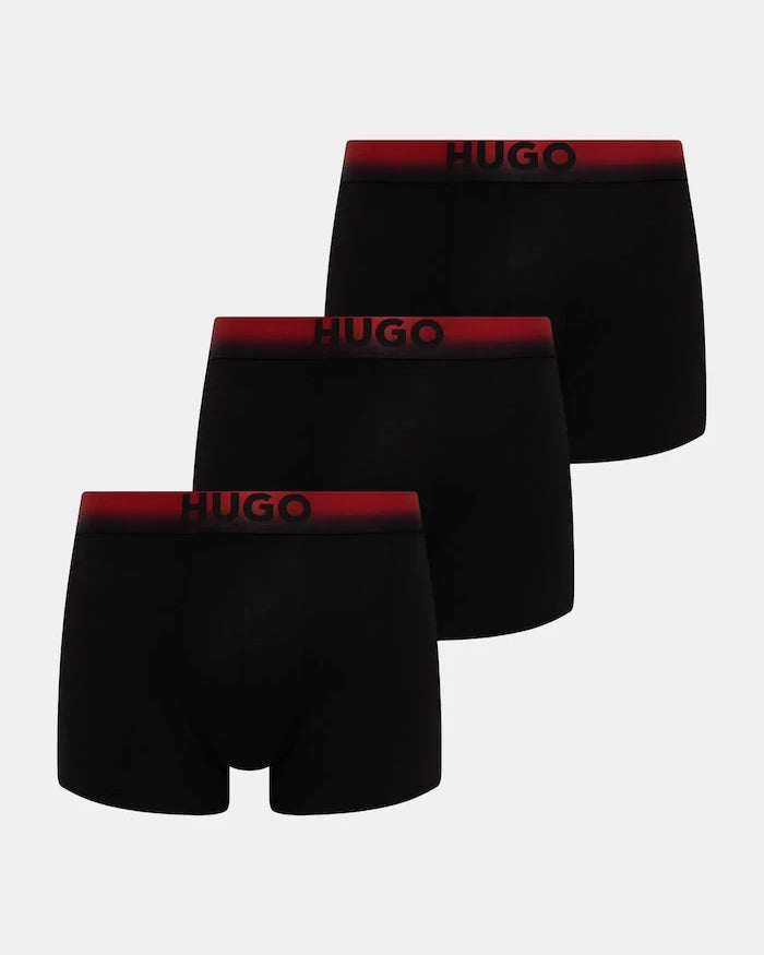 HUGO erkek modal yapışan boxer TRUNK TRIPLET SPRAY 3'lü