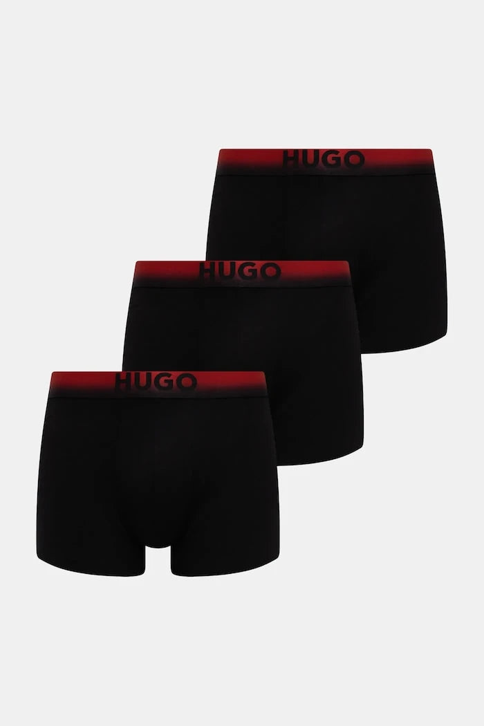 HUGO erkek modal yapışan boxer TRUNK TRIPLET SPRAY 3'lü