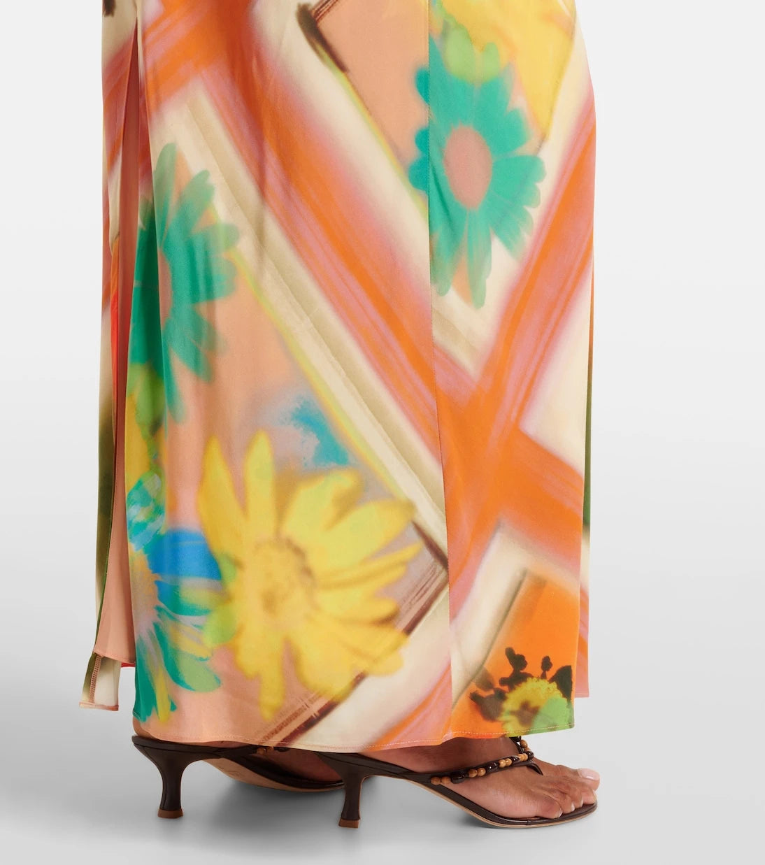 Staud - Cubism floral maxi dress