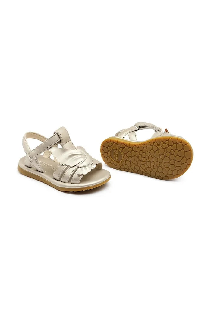 Donsje Tiyola Sandals Dove Deri Sandalet