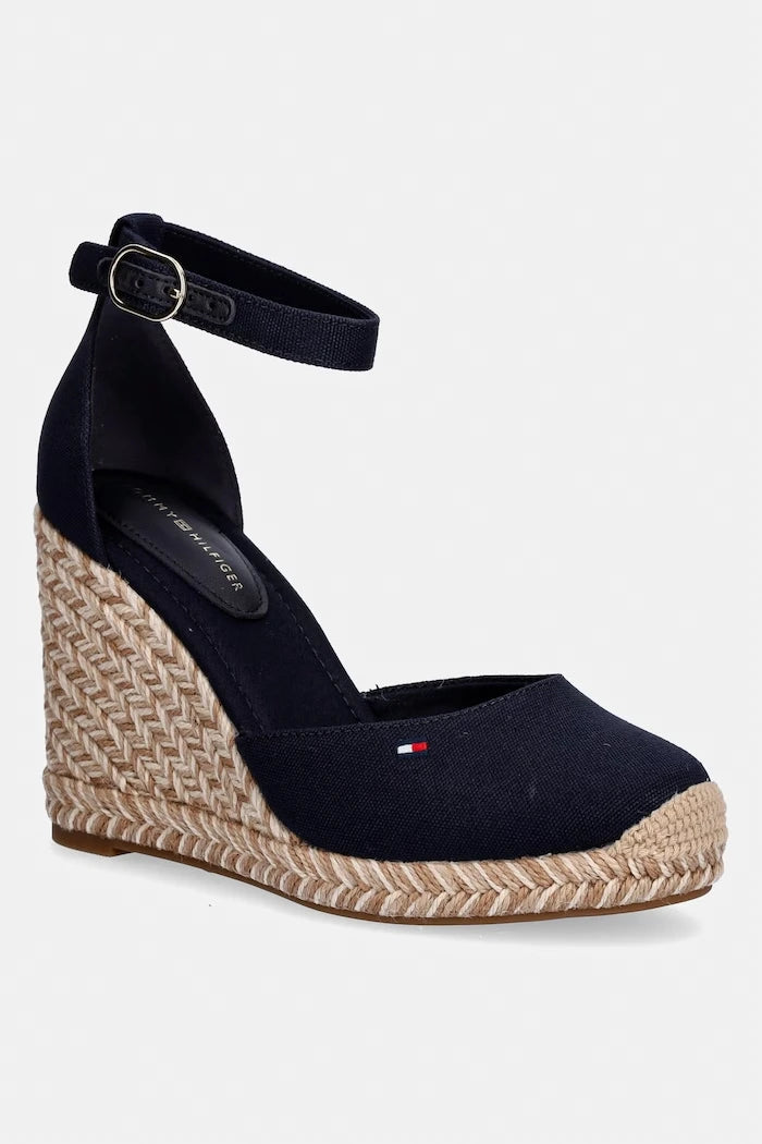 Tommy Hilfiger еспадрили дамски FLAG HIGH WEDGE ESPAD CLOSED TOE