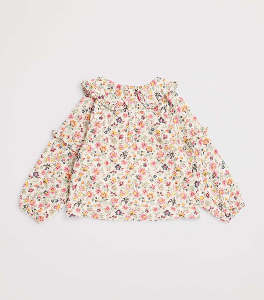 Louise Misha Cotton Floral Cleo Blouse (4-12 Years)