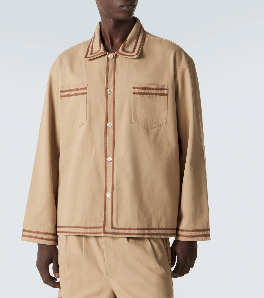 Bode - Cotton twill overshirt