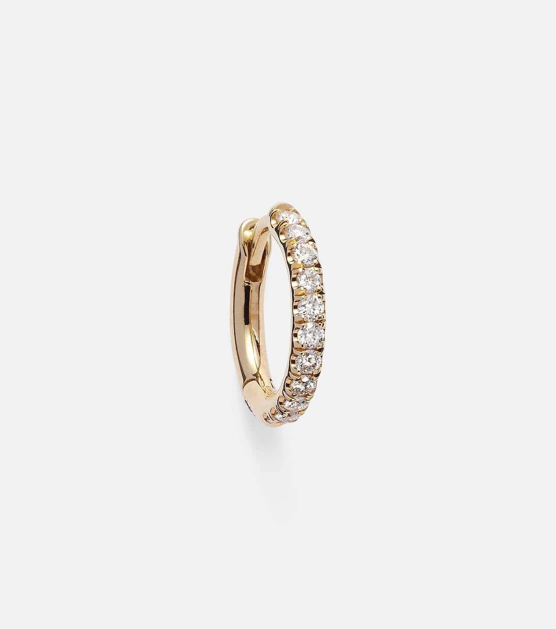 Spinelli Kilcollin - Micro Hoop Pavé 18kt gold single earring with diamond