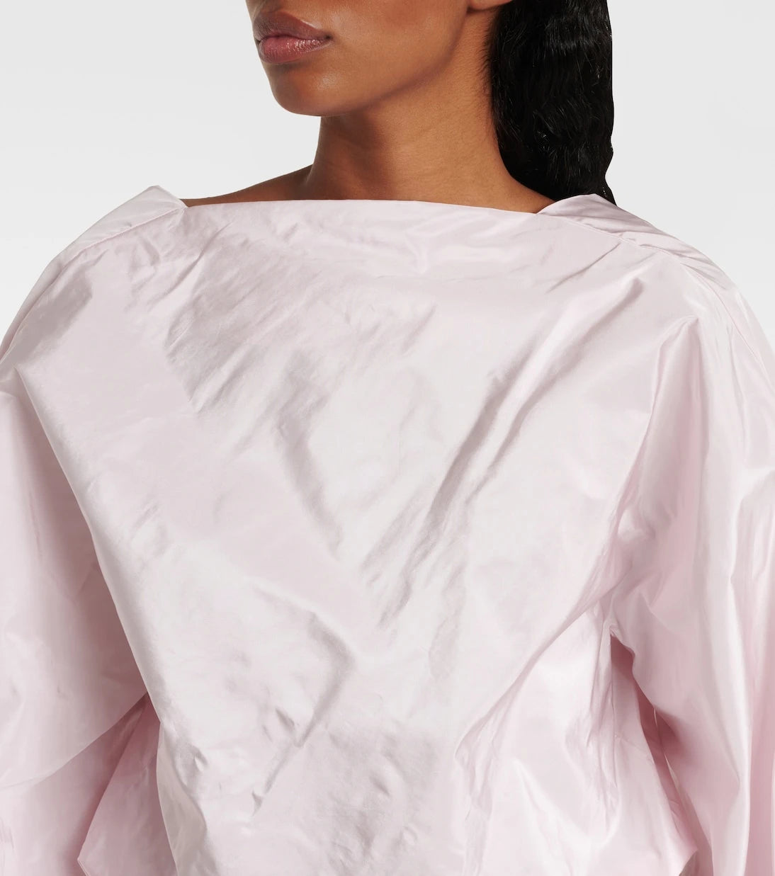 Alaïa - Balloon silk bodysuit