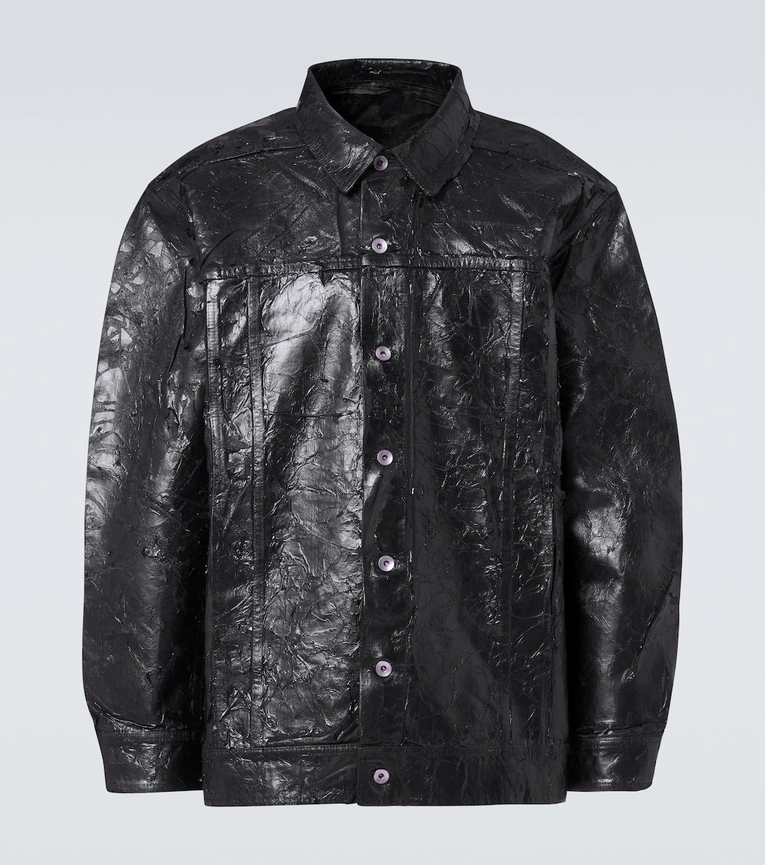 Rick Owens - Coated denim jacket