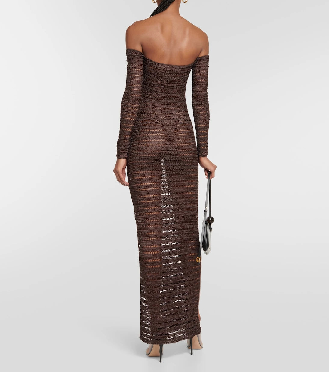 Aya Muse - Montro sheer knit maxi dress