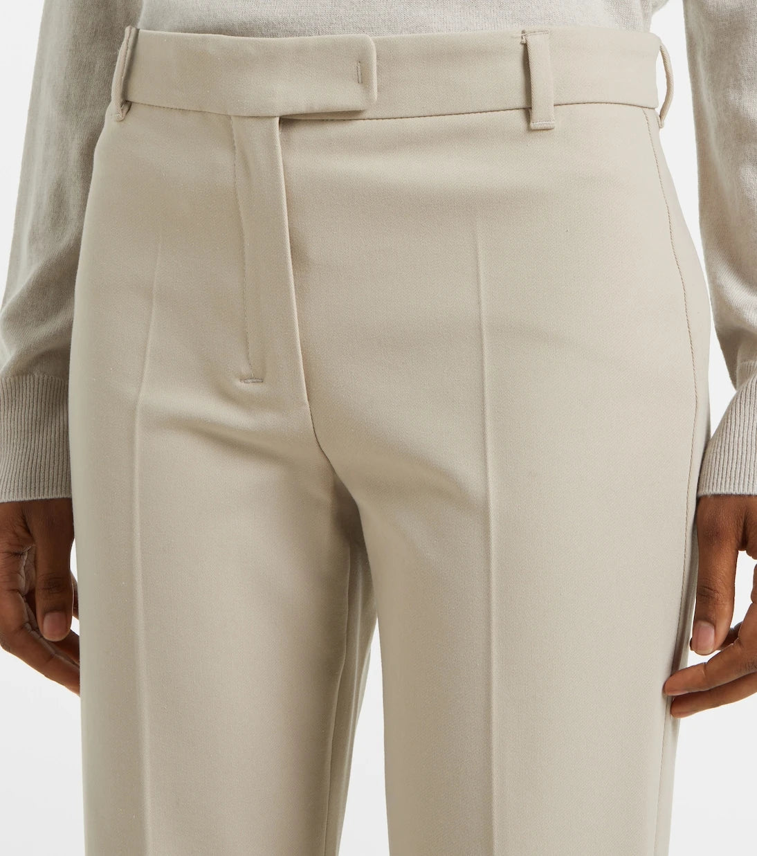 'S Max Mara - بنطال فاتينا قصير بقصة مستقيمة
