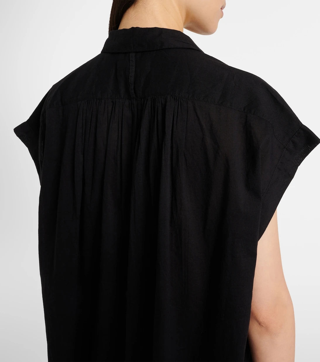 Nili Lotan - Normandy shirred cotton blouse