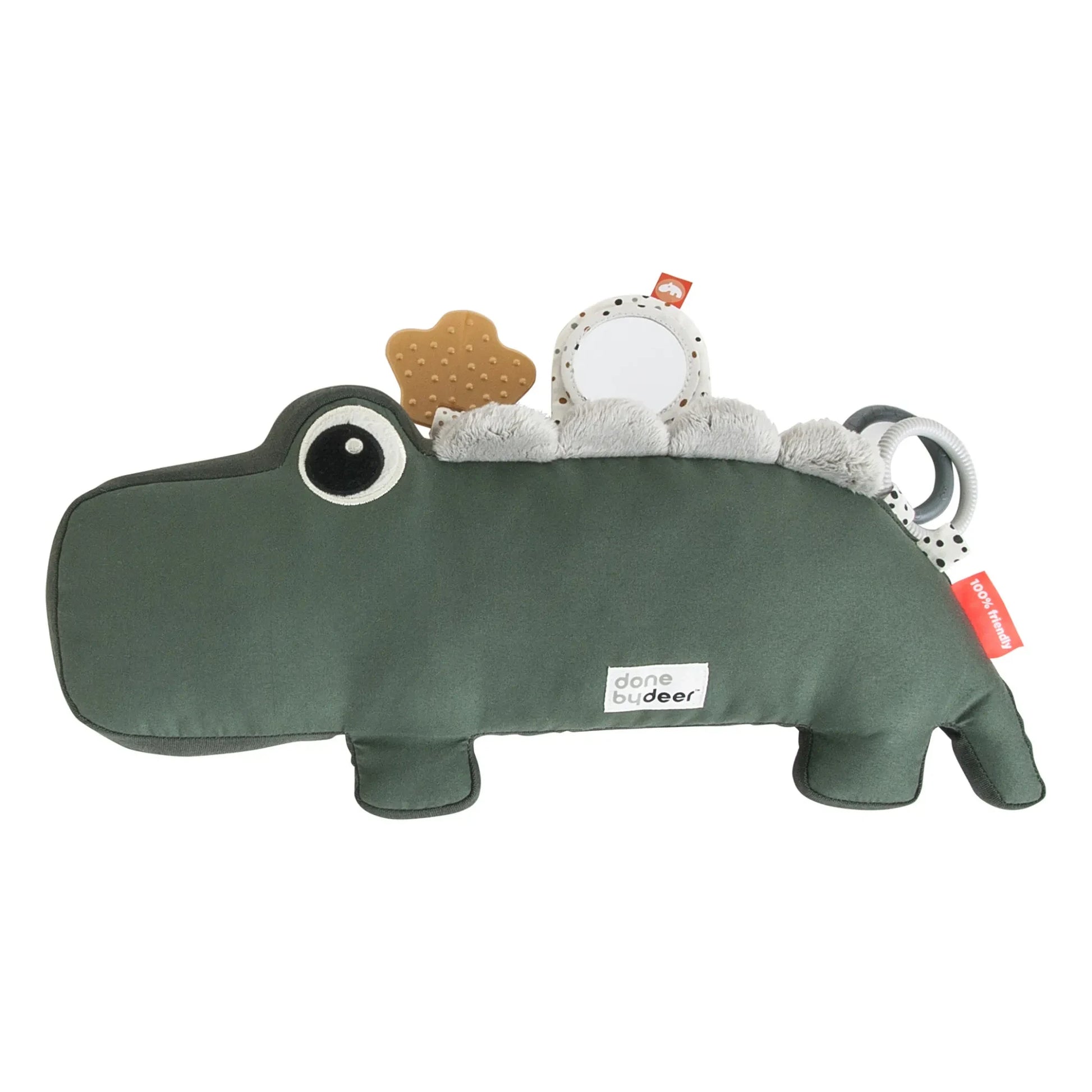 Done by deer - Croc Activity Cushion | Green