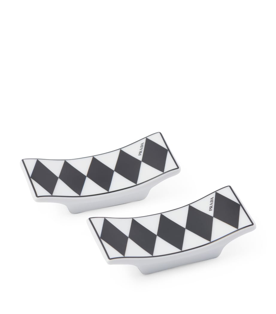 Prada Chequerboard Chopstick Rests (Set of 2)