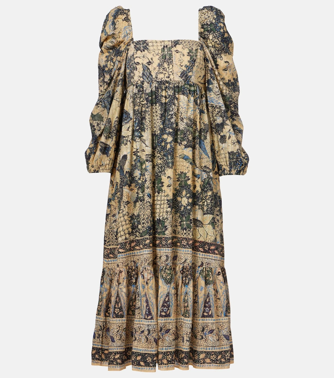 Ulla Johnson - Natilda gathered cotton-blend maxi dress