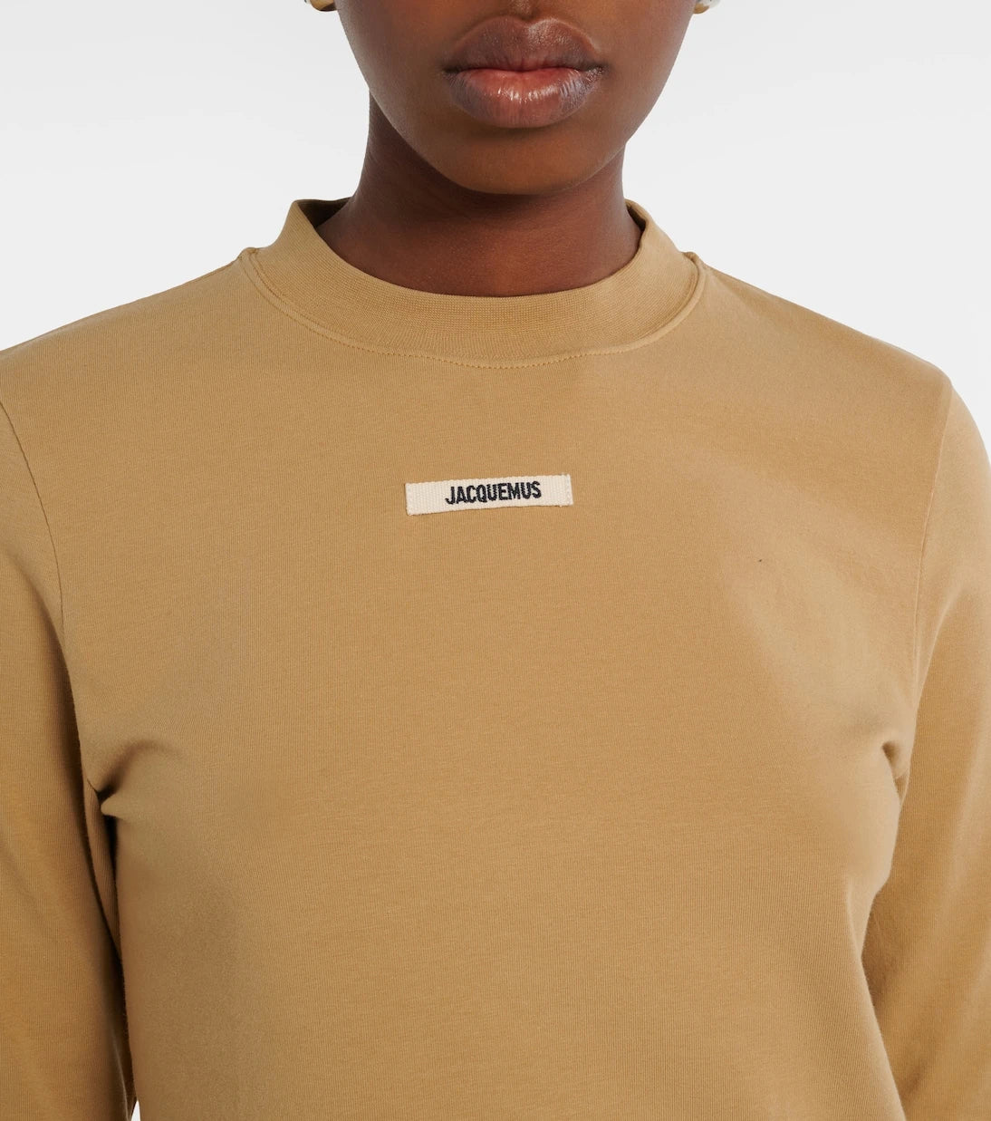 Jacquemus - تي شيرت من مزيج القطن والقروغرين