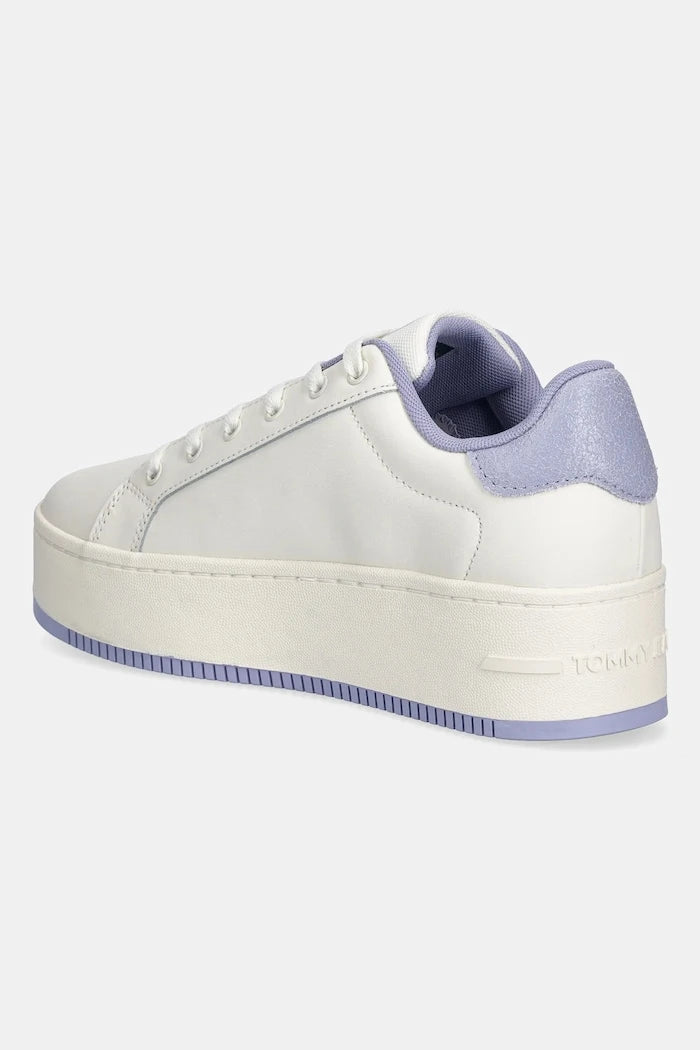 Кожени маратонки Tommy Jeans TJW FLATFORM ESS MU