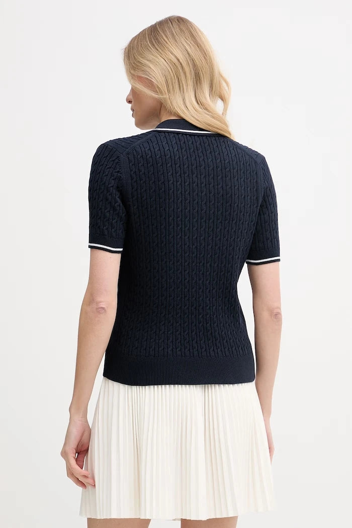 Lacoste kadın pamuklu polo yaka triko