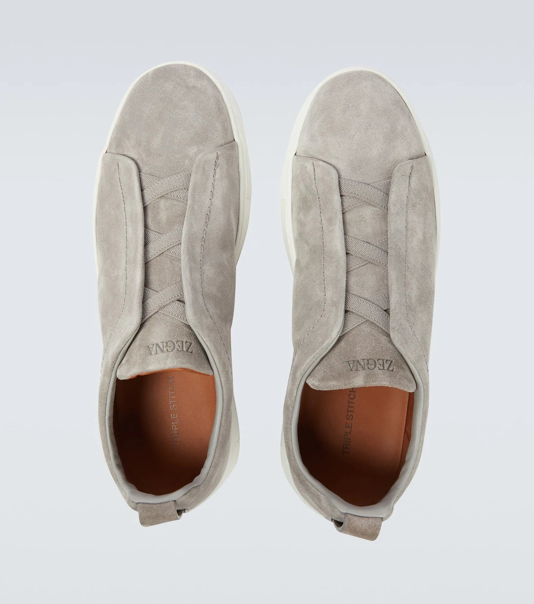 Zegna - Triple Stitch suede sneakers