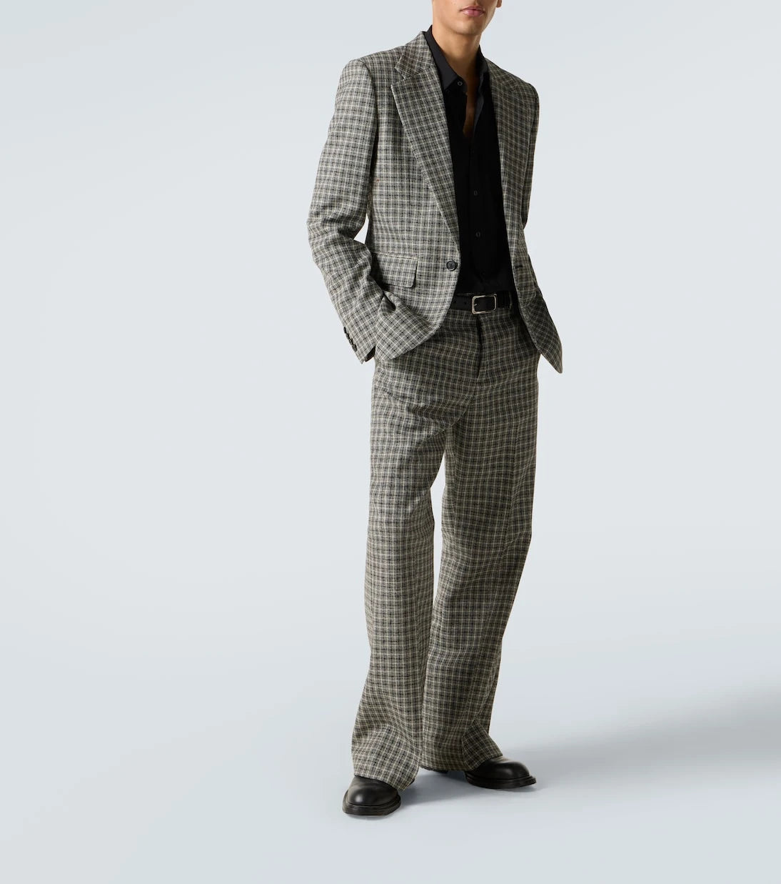 Acne Studios - Checked wool suit jacket
