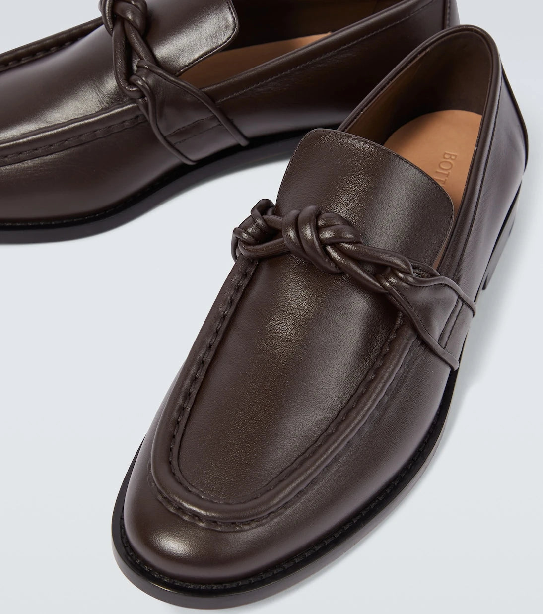 Bottega Veneta - Astaire leather loafers